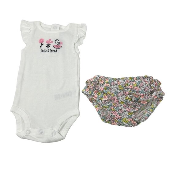 Baby Girl's - 2 Outfits, 2 Body Suits -‎ Size - NB - Picture 4 of 10